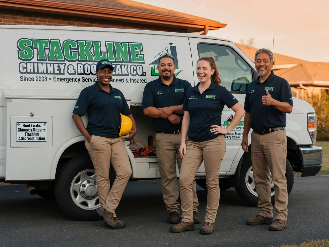 Chimney flashing repair company in Oregon, WI